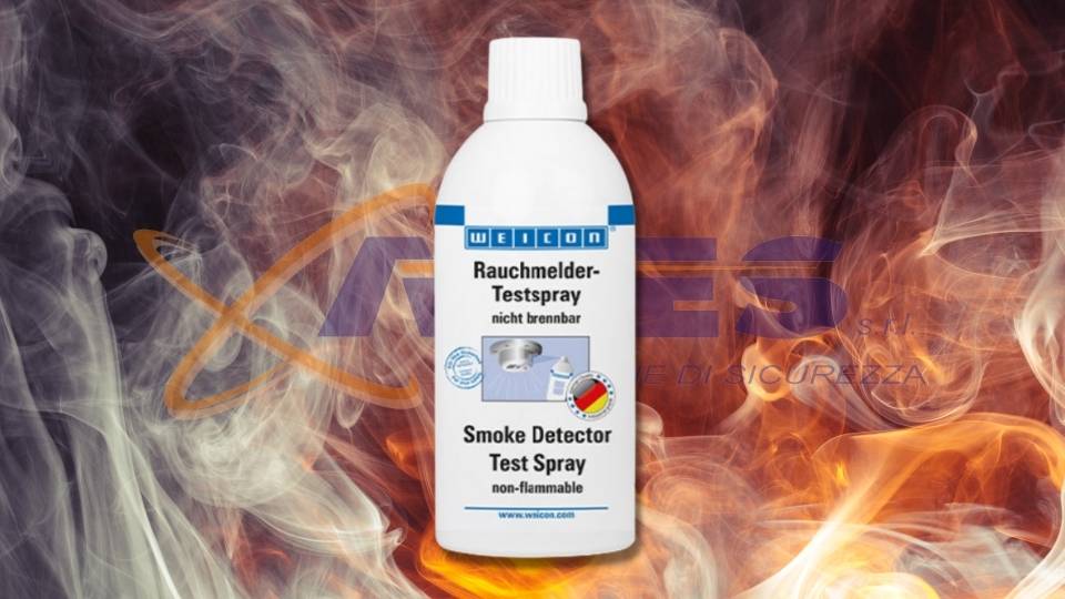 Test Spray Rivelatori di Fumo non infiammabile weicon ABES