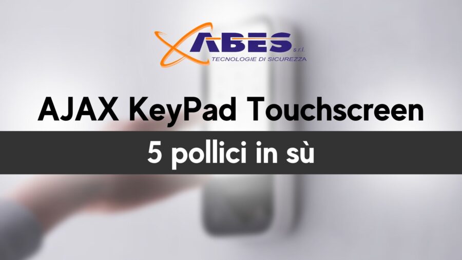 ABES AJAX KeyPad Touchscreen