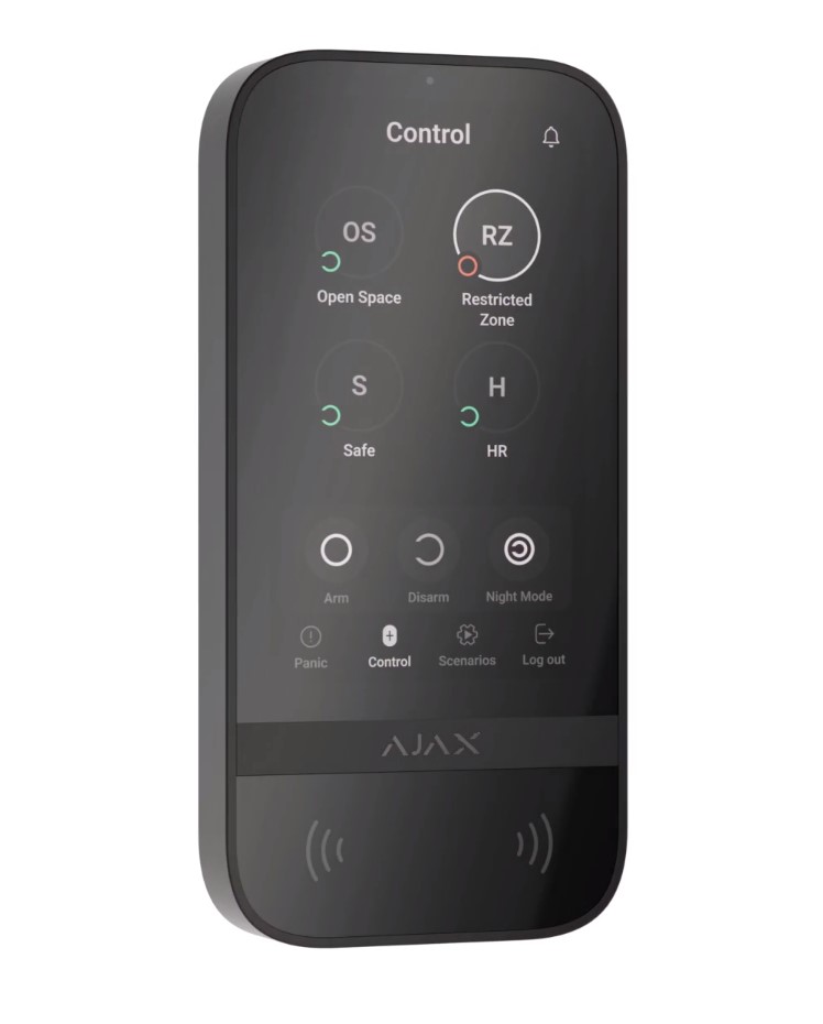 AJAX KeyPad Touchscreen ABES